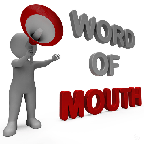 Word of mouth graphic